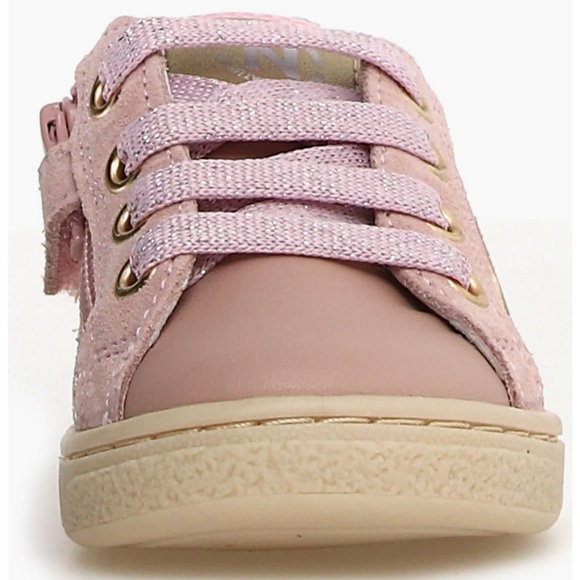 NWT NATURINO PINN Zip Sneaker in Cipria-Platinum - Picture 4 of 14